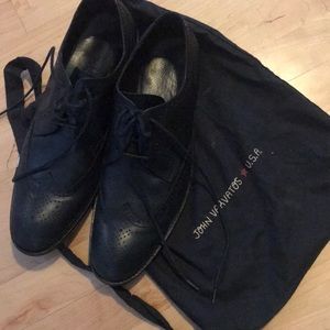 John Varvatos black dress shoes